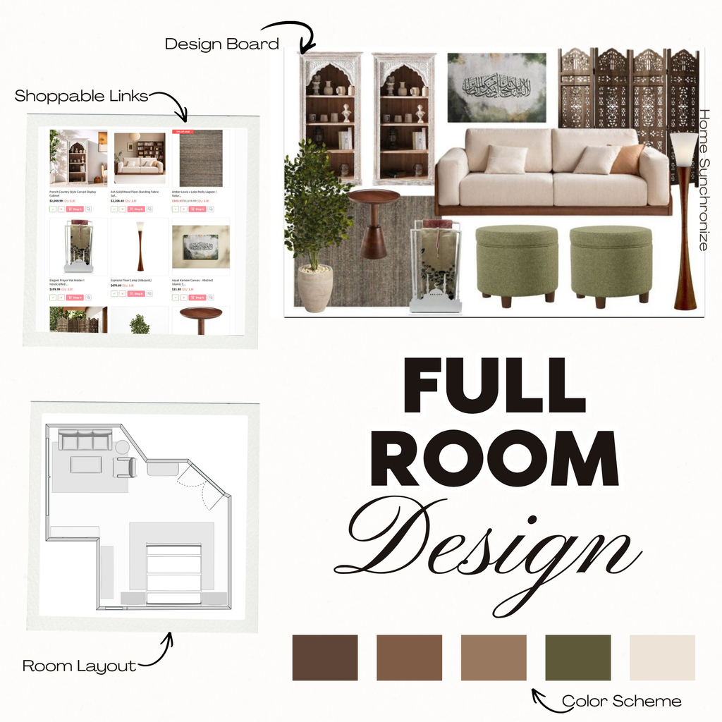 E-Design-Full Room Custom Design — Home Synchronize