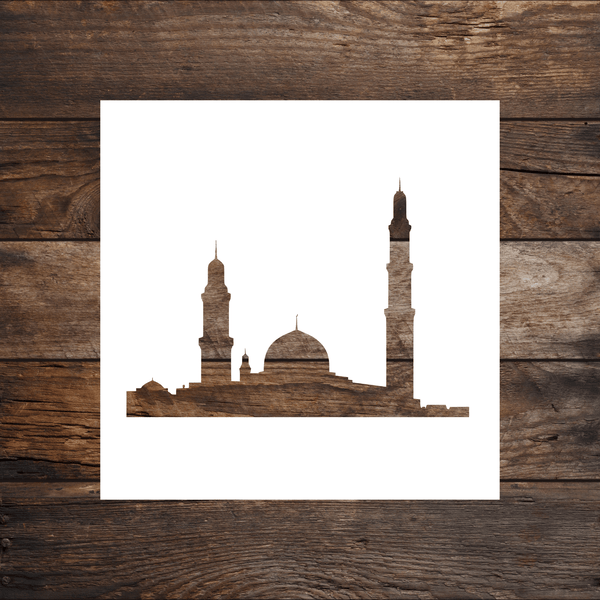Masjid & Crescent Stencils