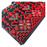 Elegant Red Thread Quran Cover with Tajweed Mus-haf
