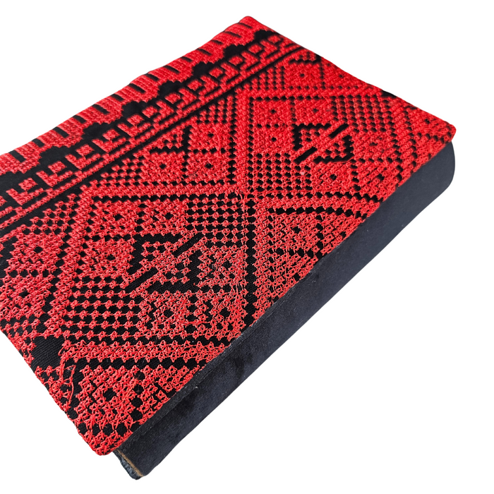 Red Diamond Quran Cover with Tajweed Mus-haf