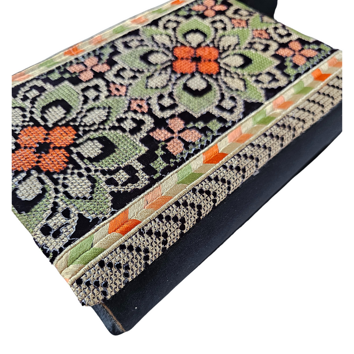 Floral Splendor Quran Cover with Tajweed Mus-haf