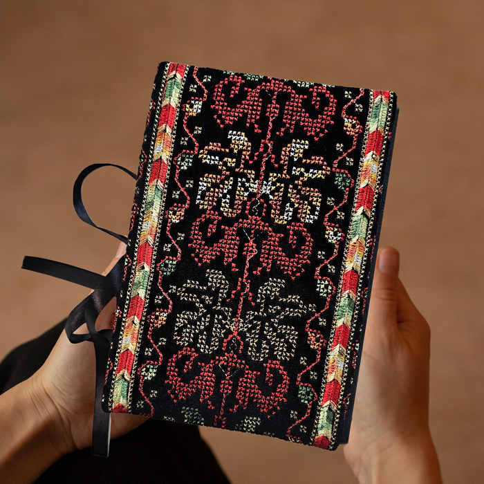 Threads of Beauty Quran Cover-Palestinian Tatreez