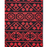 Palestinian Tatreez Quran Cover – Red Geometric Embroidery