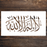 La Ilaha Illa Allah (There is no God but Allah) Arabic Stencil