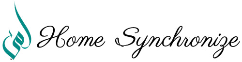 The logo for home synchonize.