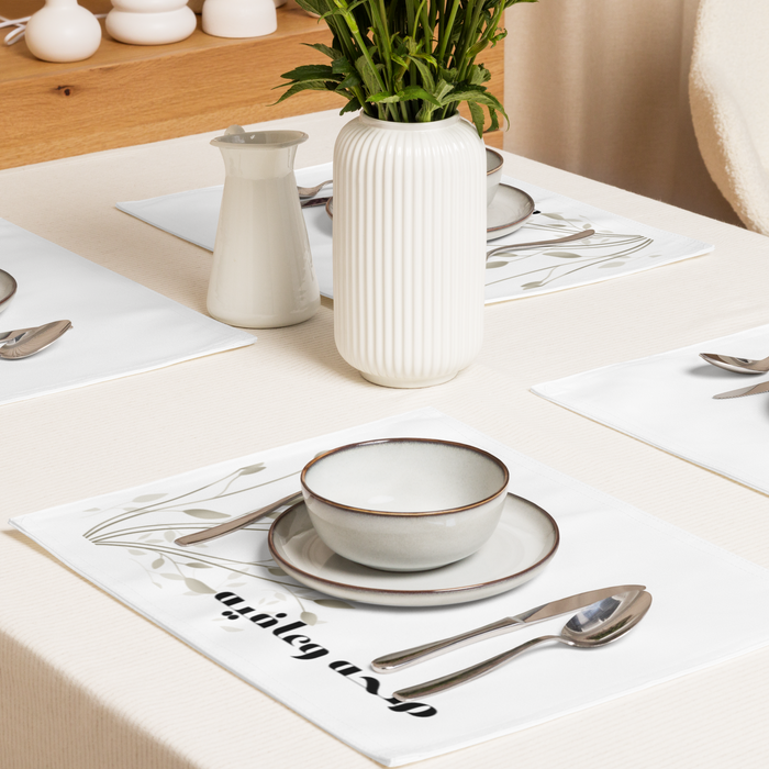 Mahewa® Set van 6 premium placemats van imitatieleer - kunstleer placemat afwasbaar en waterdicht - placemat in lederlook (ovaal, salie Mahewa® Set van 6 premium placemats van imitatieleer - kunstleer placemat afwasbaar en waterdicht - placemat in lederlook (ovaal, salie