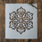 Arabesque Flower Tile Stencil