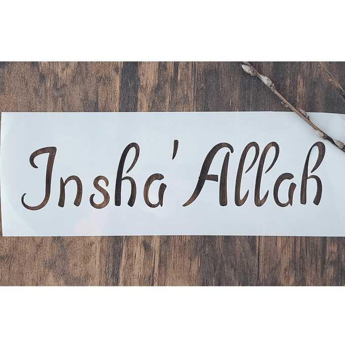 Insha'Allah stencil