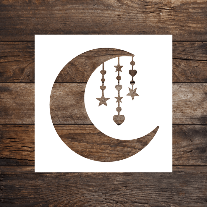Star Moon Islam Stencil