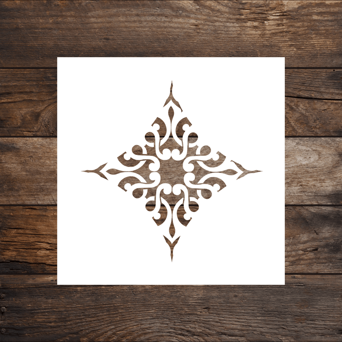Arabesque Star Stencil by Home Synchronize