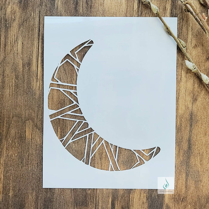 Ramadan crescent stencil