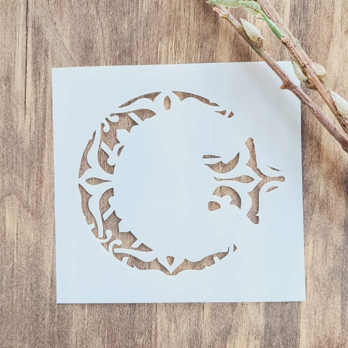 ramadan crescent stencil