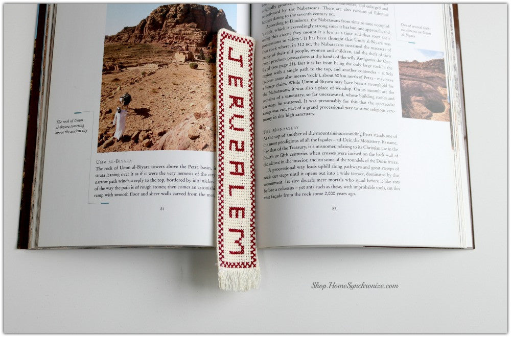 Palestinian embroidery bookmark