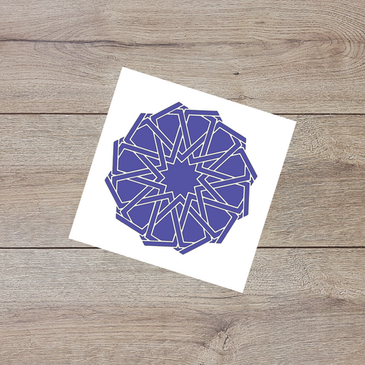 Islamic Star Pattern Mug/Mini Decal by Home Synchronize