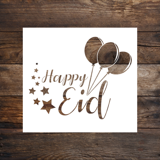 Happy Eid Stencil