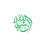 Self-Adhesive Cardstock "Insha'Allah" Arabic Calligraphy