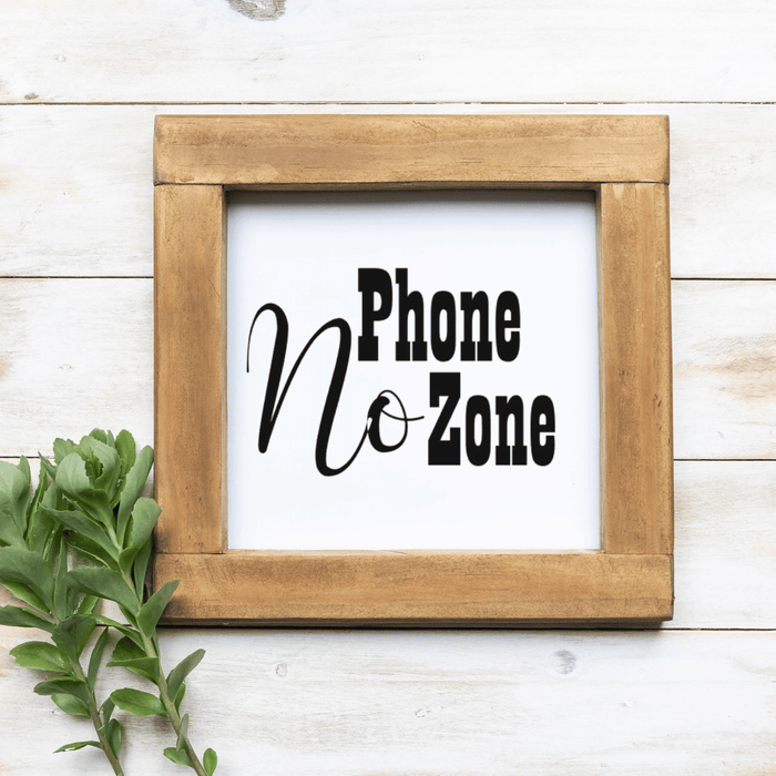 "No Phone Zone" Craft Decal